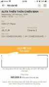 Ảnh Gấp!!! Cần nhượng lại 3 vé xem Alita 2D tại CGV CT Plaza