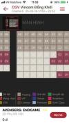 Ảnh Pass lại vé Endgame CGV tối 5/5/2019