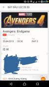Ảnh Pass 1 cặp vé 3D xem phim End Game ngày 25/4