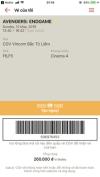 Ảnh Pass ENDGAME sweetbox cgv phạm văn đồng