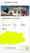 Ảnh Cần nhượng lại hai vé Người Nhện: Vũ trụ mới, ghế VIP, hàng F