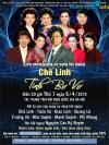 Ảnh Vé Liveshow Chế Linh Tình bơ vơ ngày 6/4 tại Trung tâm hội nghị quốc gia