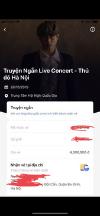 Ảnh Pass vé cặp Truyện ngắn ghế siêu đẹp  Hà Anh Tuấn concert tại HN 26/10