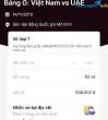 Ảnh 1 cặp vé UAE loại 1 và cặp vé Thái loại 3