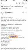 Ảnh Pass lại vé concert Hà Anh Tuấn