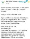 Ảnh Vé concert HAT 26/12