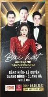 Ảnh Vé ca nhạc  lệ quyên  bài hát anh dành tặng riêng em