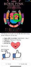 Ảnh Pass vé Black Pink dưới giá gốc