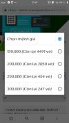Ảnh Cần mua 50 vé VN indo mệnh giá 200k ai có dư để lại mình