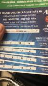 Ảnh 4 vé liền nhau và 1 cặp lẻ chỗ đẹp trận VN-Indo cần pass