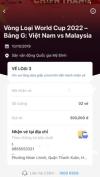 Ảnh Vé bóng đá Việt Nam- Malaysia ngày 10/10 vòng loại world cup