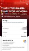 Ảnh 4 Cặp vé  300k trận Việt Nam - Malaysia  (0376274056)