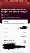 Ảnh Bán 1 cặp vé loại 1 500k khu vực Bắc Ninh