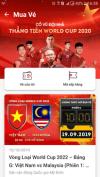 Ảnh Nhận đặt vé tất cả khán đài ABCD  Việt Nam-Malaysia