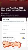 Ảnh 2 cặp vé loại 4 Việt Nam - Malaysia 10/10
