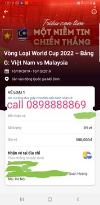 Ảnh Bán 2 cặp vé Việt Nam - Maylaysia loại 1 500k giá 4,5tr/cặp