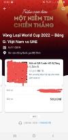 Ảnh Bán cặp vé QR code VN - UAE