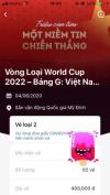 Ảnh Pass 2 vé loại 2 Trận VN -UAE