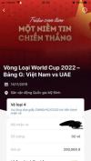 Ảnh Cặp Vé bóng đá Việt Nam - UAE cần Pass nhanh