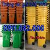 Ảnh Thùng  rác 240 lít giá rẻ tại bạc liêu- Thùng rác xanh, cam, vàng, nắp kín- lh 0911.082.000