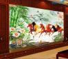 Ảnh Tranh dán tường đồng quê tranh cá tranh ngựa 3d 5d giá rẻ