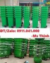 Ảnh Thùng rác nhựa màu xanh lá-0911.041.000