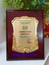 Ảnh chỗ làm bằng vinh danh trưng bày chuyên ngành thẩm mỹ, sản xuất bằng khen gỗ đồng