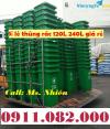Ảnh Thùng rác 120 lít 240 lít giá rẻ tại cần thơ, quận ninh kiều, quận cái răng- lh 0911082000