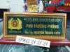 Ảnh cửa hàng bán biển chức danh gỗ đồng, nhận sản xuất biển chức danh giám đốc, biển tên để bàn