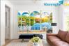 Ảnh Chuyên thi công tranh dán tường 3d 5d 8d