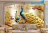 Ảnh Tranh lụa tranh kim tuyến dán tường 3d 5d 8d