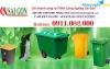 Ảnh Cần bán thùng rác 240 lít giá rẻ tại an giang- thùng rác 2 ngăn, 3 ngăn giá tốt- lh 0911082000