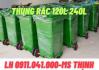 Ảnh Thùng rác sỉ lẻ thùng rác 120lit 240lit long an 0911.041.000