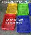 Ảnh Top sóng nhựa đang ưa chuộng thị trường, sóng nhựa hở HS010, khay nhựa cao 10cm, sọt đựng củ quả tại hà nội