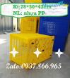 Ảnh Sản xuất sọt nhựa công nghiệp, sóng nhựa hở, sọt nhựa dùng trong phân xưởng, sọt nhựa 5 bánh xe