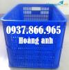 Ảnh Sọt nhựa chở hàng,sóng nhựa hở, sọt nhựa rỗng,sản xuất sóng nhựa rỗng cao 39, sọt nhựa HS005