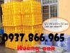 Ảnh Sọt nhựa đựng quần áo trong xưởng sản xuất, sọt nhựa đẩy hàng, sọt nhựa có bánh xe, sóng nhựa hở