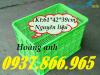 Ảnh Sọt nhựa chứa hàng, sóng nhựa rỗng, thùng nhựa cao 31 có lỗ,khay nhựa HS004