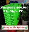 Ảnh Sọt nhựa dùng trong cửa hàng bán rau củ, giá khay nhựa, khay nhựa, thùng nhựa rỗng