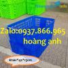 Ảnh Giá sọt nhựa chuyên đựng rau củ, khay nhự rỗng, sọt nhựa  đựng rau củ quả có lỗ thoát nước