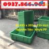 Ảnh Thùng nhựa bít b9, khay nhựa đặc(Kt:495*395*125)