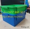Ảnh Thùng nhựa đặc dùng trong nhà máy, thùng nhựa phân loại sản phẩm, thùng nhựa b3