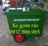 Ảnh Xe gom rác tại hà nội, thùng rác công cộng, xe gom rác tại toàn nhà chung cư, thùng rác 660l có bánh