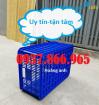 Ảnh Sọt nhựa dùng đựng hàng đông lạnh, sọt nhựa đựng rau củ chế biến thực phẩm, sọt nhựa cao 25cm