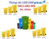 Ảnh Sỉ lẻ thùng rác đạp chân giá rẻ- hạ giá thùng rác 120l 240l 660l giá rẻ tại tiền giang- lh 0911082000