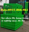 Ảnh Giá sọt nhựa dùng trong may mặc, sọt nhựa dùng trong nhà máy, Sọt nhựa đựng vải, HS 015