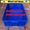 Ảnh Sọt nhựa đựng rau củ, khay nhựa,sóng nhựa hở, sọt nhựa đựng hải sản ở chợ
