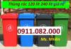 Ảnh Thùng rác màu xanh giá rẻ- lh 0911082000 tư vấn thùng rác 120L 240L 660L giá  rẻ sỉ lẻ