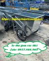 Ảnh Xe gom rác thải tôn 500l, xe gom rác tôn 400l, xe gom rác bên môi trường, xe thu gom rác thải