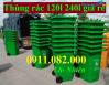 Ảnh Thùng rác môi trường, công cộng giá rẻ, thùng rác 120l 240l giá cạnh tranh- lh 0911082000